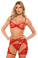 Baroque Heart 3pc Chaps Set