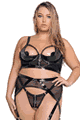 Playboy Blackout Fetish 3-Piece Set