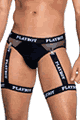 Playboy Mens Dark Room Suspender Set