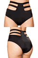 Roma Costume ＜Lady Cat＞ Solid High-waisted Strapped Shorts
