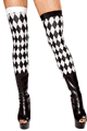 Roma Costume ＜Lady Cat＞ Black/White Jester Leggings