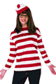 Adult Where is Waldo Wenda Plus Costume