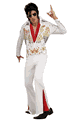RUBIE'S ＜Lady Cat＞ Eagle Jumpsuit Deluxe Adult Elvis Presley Costume画像