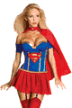 Corset with Removable Garters Supergirl Costume