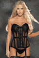 Sexy Fishnet Corset and G-string