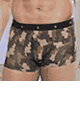 Shirley ＜Lady Cat＞ Camouflage Print Stretch Mesh Brief