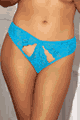 Stretch Lace Open Front High Waisted Panty