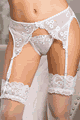 Sequin Embroidered Thong