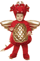 Underwraps ＜Lady Cat＞ Red Dragon Toddler Costume画像