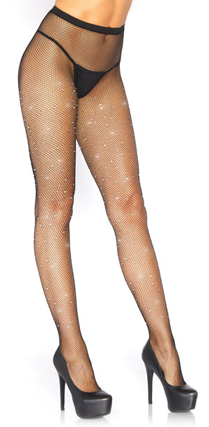 水着/下着/コスチューム/ダンスウェア/ドレスのオークション Fishnet Crystalized Tights