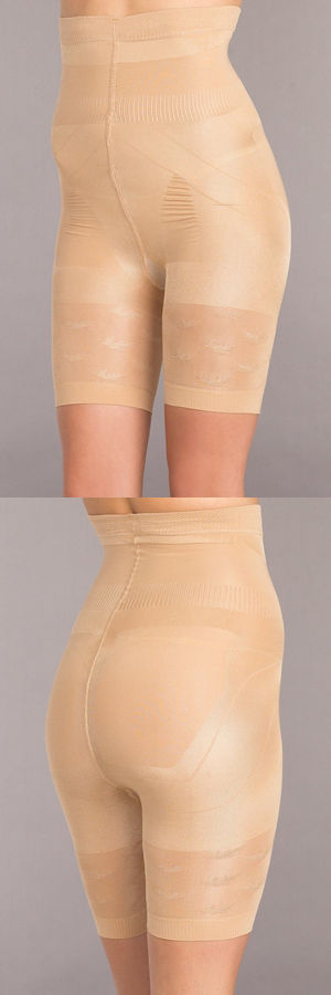 水着/下着/コスチューム/ダンスウェア/ドレスのオークション Silicone Stay Up Strapless Mid-Thigh High Waist Body Shaper